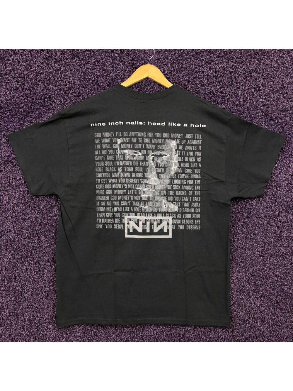 Nine Inch Nails Head Like A Hole T-Shirt Size Extra Large